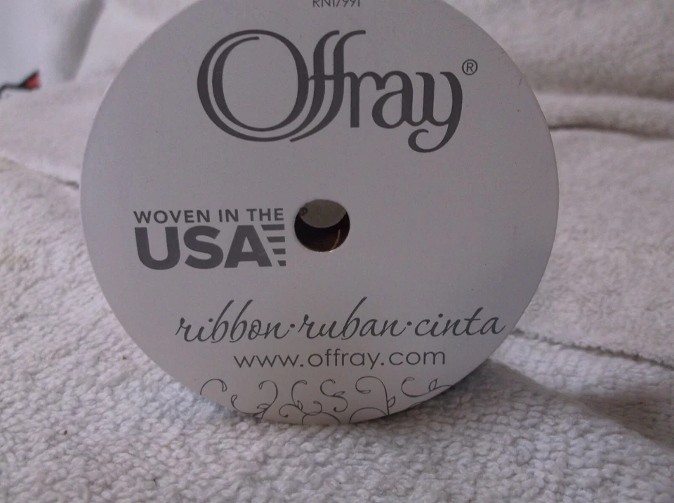 Lot 5 Spools Ribbon 1/8in by 12ft and Colors shown in Pics New Crafts - Image 3 of 4