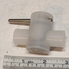 Cole Parmer / Evsco #06470-27 PVDF  Two-Way, Two-Position Elliptic 1/4" Valve.