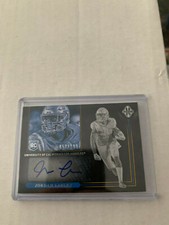 Jordan Lasley 2018 Majestic Rookie Auto Card #155 Serial #052/299