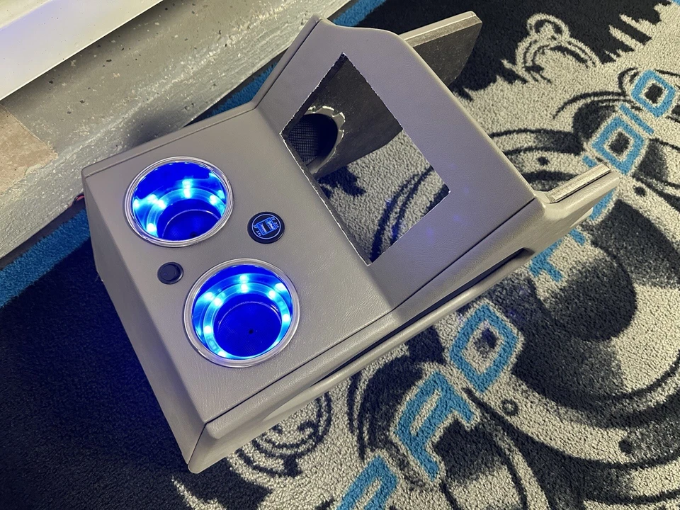 Chevrolet C 10 1973 a 1987 consola central personalizada sin tapicería Foto 2 de 4