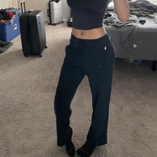 Ralph Lauren vintage black low waisted pajama/pj/ leep pants