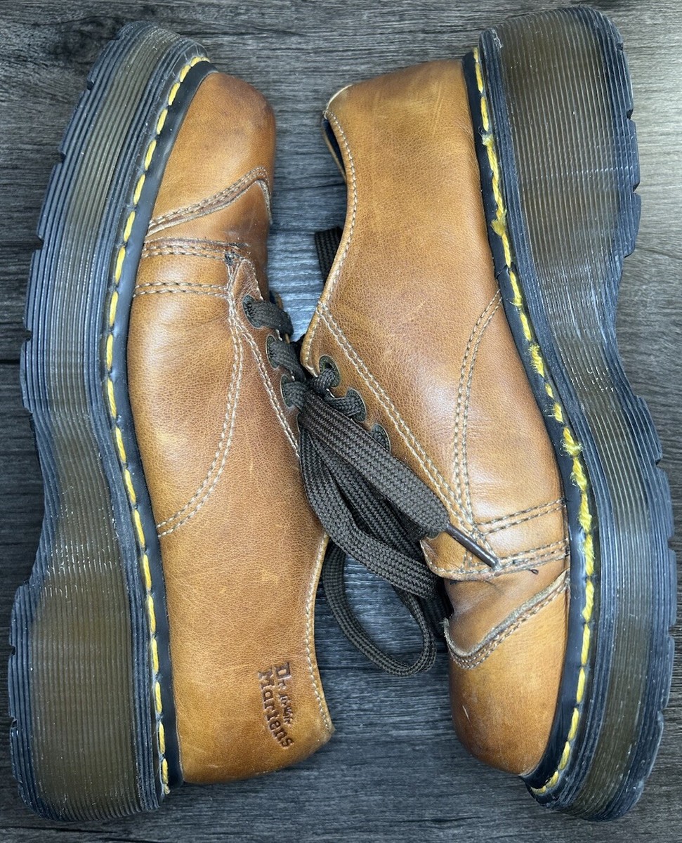 VINTAGE Dr. Martens AirWair 8651 Leather Oxford Shoes UK 6 Chunky