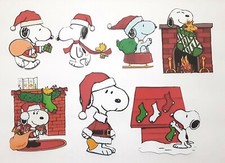 3D Snoopy Charlie Brown Woodstock Christmas Scrapbook Card Embellishment