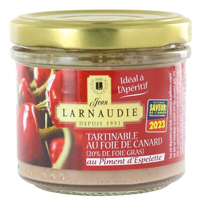 Tartinable au Foie de Canard & Piment D'Espelette - Brotaufstrich mit Entenleber