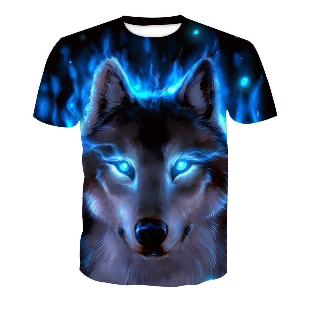 camisetas estampadas con lobos