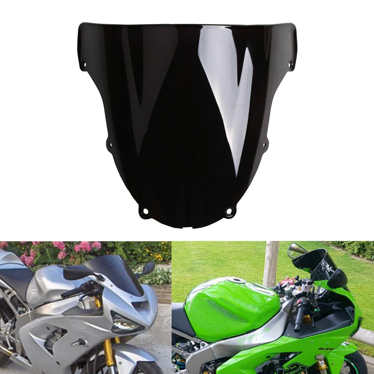 Motorrad Windschutzscheibe Windshield Für Kawasaki ZX 6R ZX6R