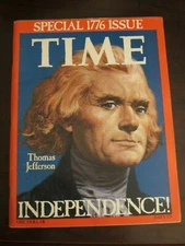 Time Magazine Special 1776 Issue Thomas Jefferson Independence No Label (N)