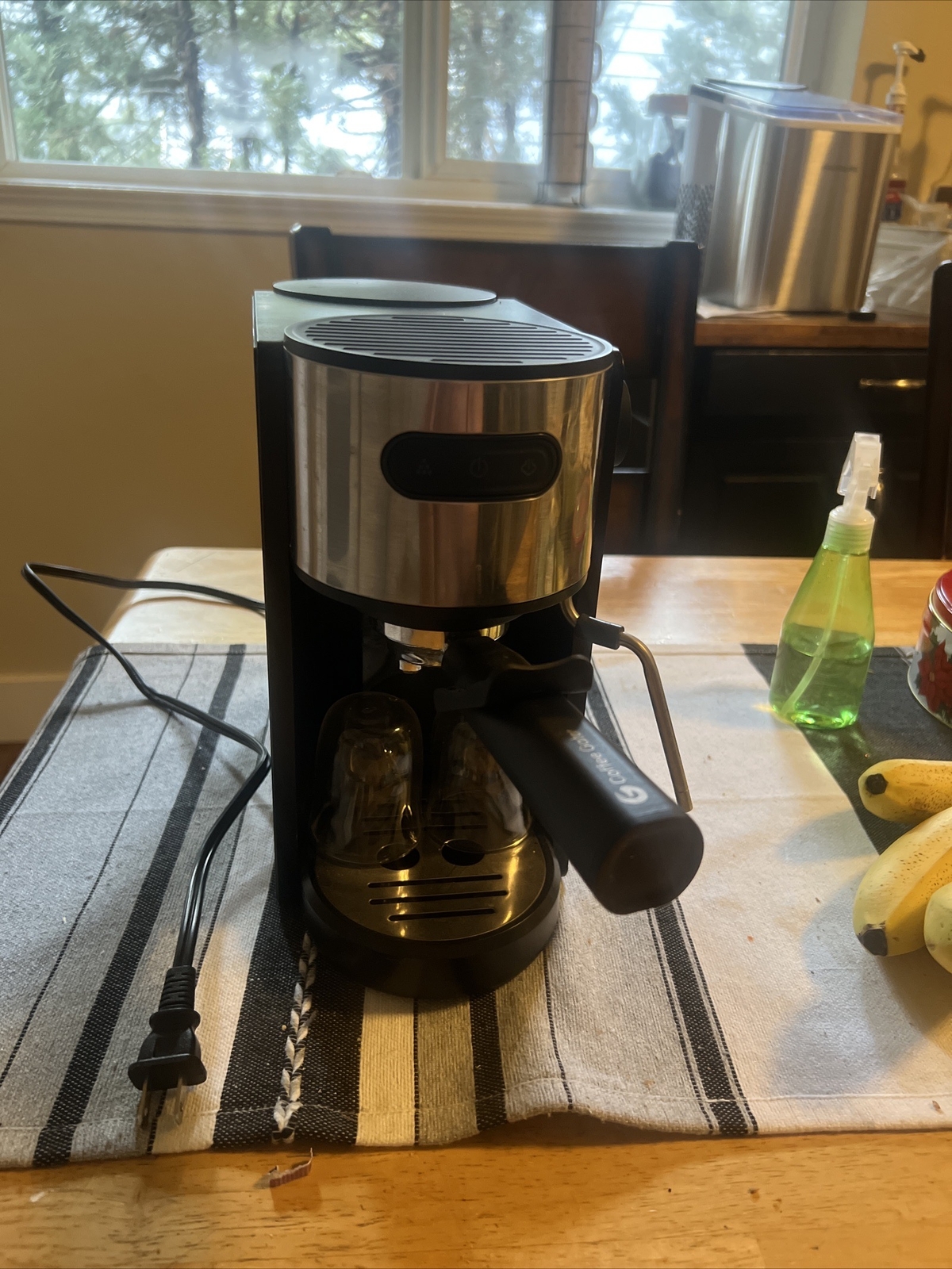 Coffee Gator SemiAuto Espresso Machine 1.3 Liter Quick Brew w/ Milk