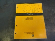 Manuale Operatore Trattore Cingolato John Deere 750B e 850B OM-T80949 Edizione C5