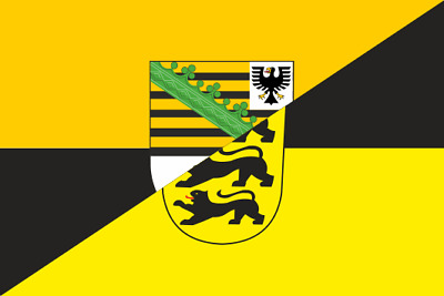 Fahne Flagge Dessau-Roßlau 80 x 120 cm Bootsflagge Premiumqualität