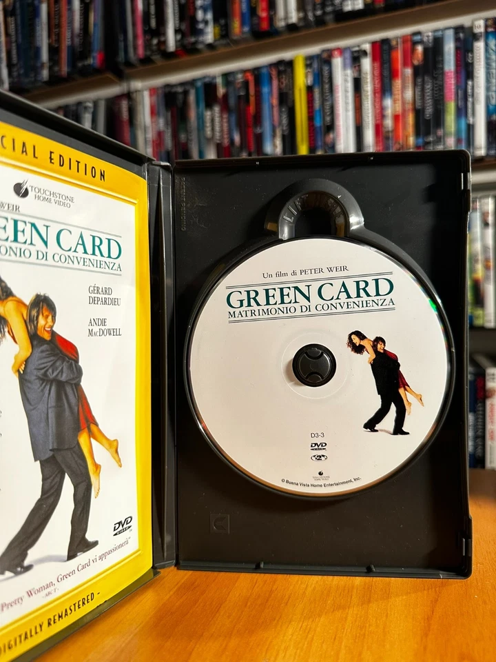 Green Card - Matrimonio di convenienza (1990) ED. Touchstone DVD COME NUOVO - Immagine 3 di 3