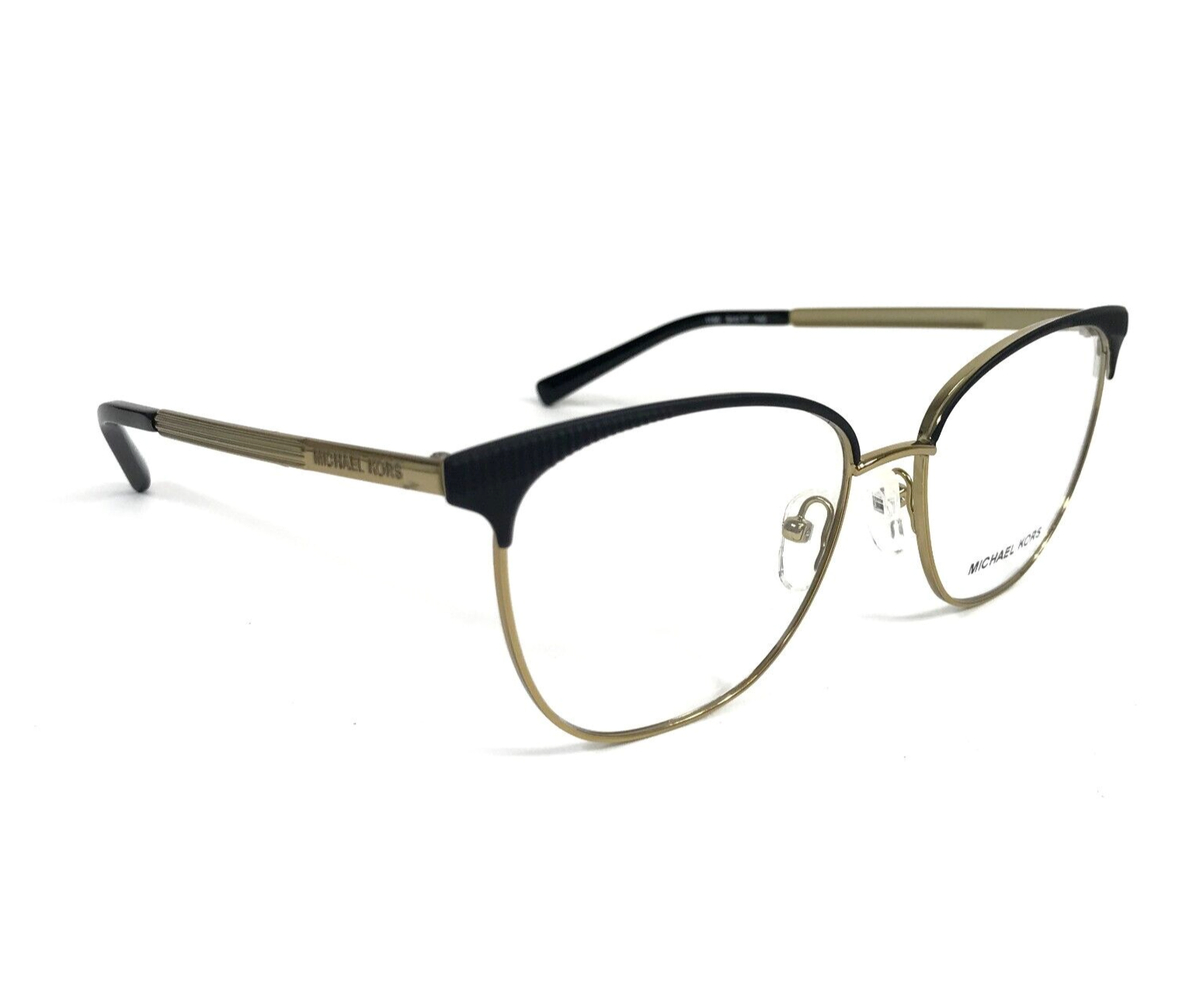 Michael Kors ナオキャットアイフレムメカネ 0MK3018 1195 Michaels Kors Eyeglasses Frames MK3018 Nao 1195 Black Gold