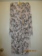New Calvin Klein Floral-Print Side-Bar-Detail Sheath Dress (Size 6)