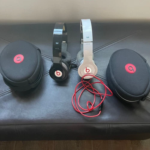 Beats Solo Monster by Dr Dre Wired Lot Of 2 PARTS ONLY