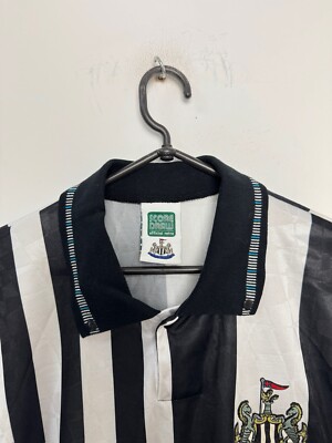 Maillot Newcastle United 1990/1991 Domicile Rétro - Taille XL - Score Draw - Occasion Bon état