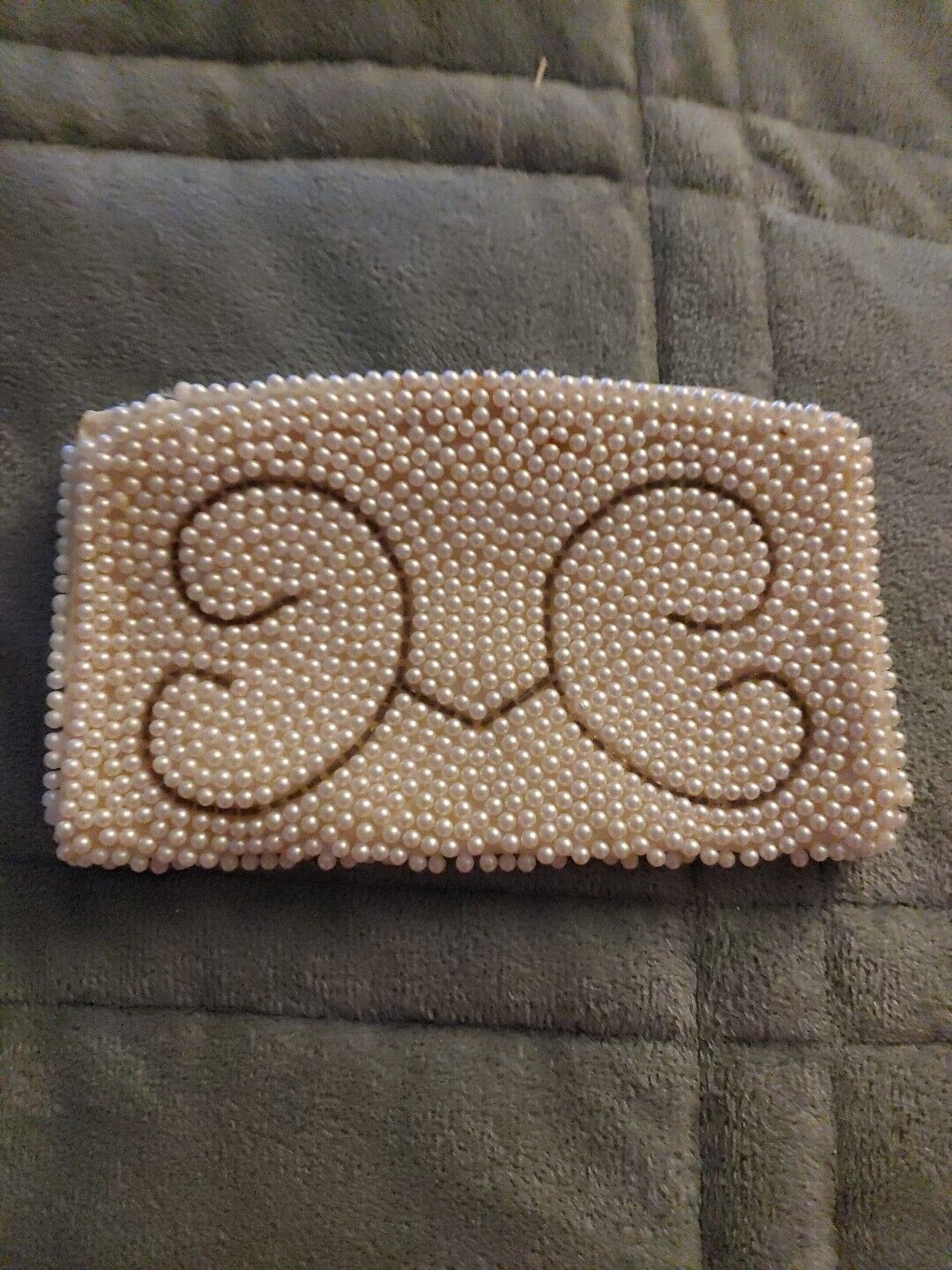 Vintage Beaded Pearl Bags By Susan Made In Japan … - image 1