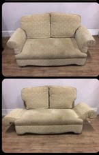 Elegant drop arm settee sofa