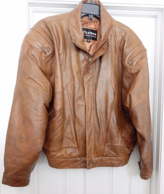 wilson leather aviator jacket