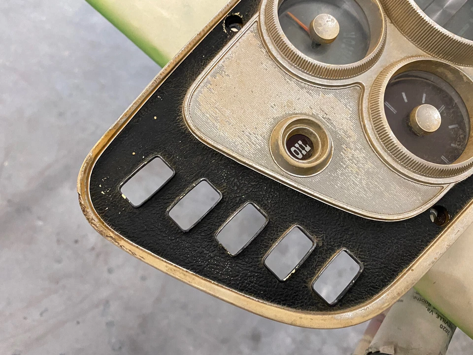 Cuadro de instrumentos Plymouth Fury 1963 velocímetro bisel medidores Foto 4 de 4