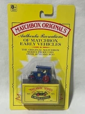 1991 Matchbox Originals Series Moko Lesney #1 Blue Road Roller, NIB