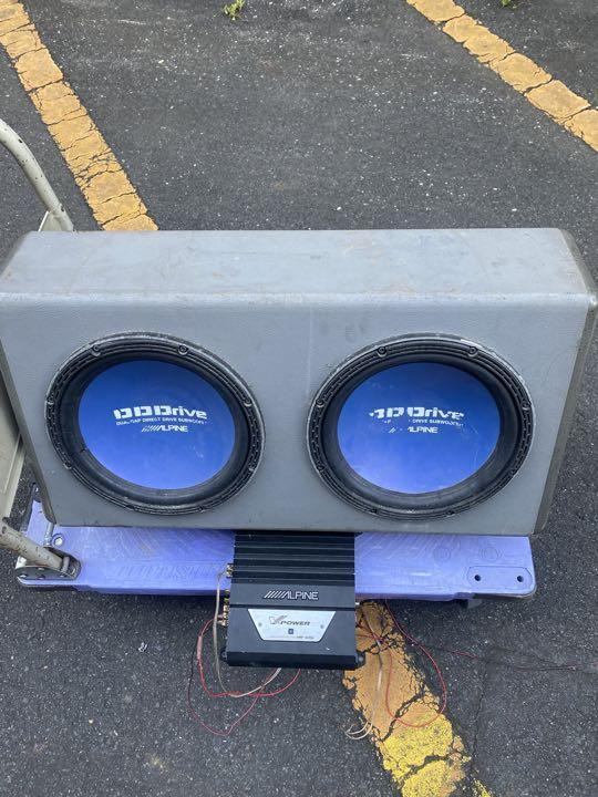ALPINE MRP M350 Amplifier Woofer Set First Winner Drop | eBay