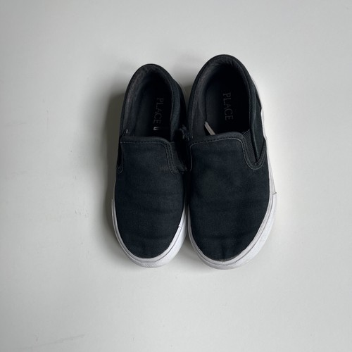 The Children's Place Uniform Black Slip On Sneaker Shoes Size 11 Unisex - Picture 11 of 14