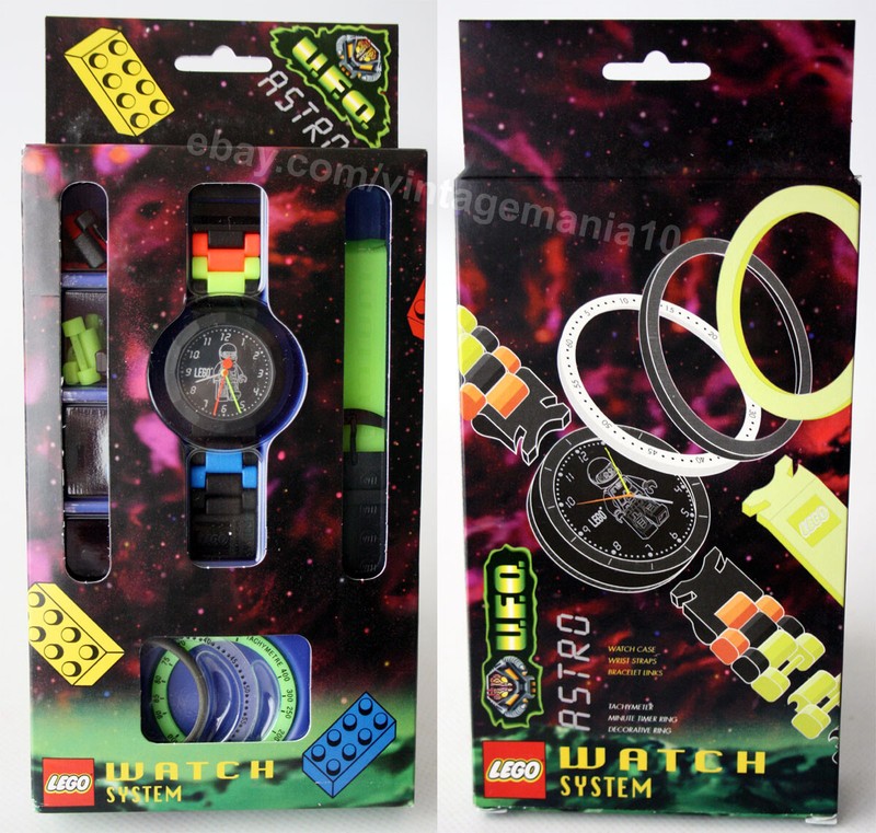 Rare Vintage 1997 Lego Watch System U.F.O. Astro Crival Swiss + Japan Made New !
