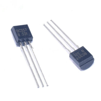 50Pcs New In-line triode BC557 BC557B TO-92 0.1A 45V low power triode #T5*