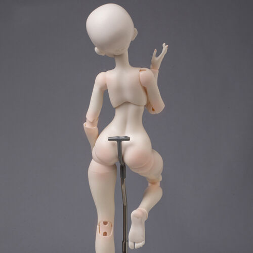 1/4 BJD Puppe Resin Spielzeug 45 cm hoch nackter Körper Kugelgelenk Puppe mit Make-up Gesicht - Bild 2 von 13