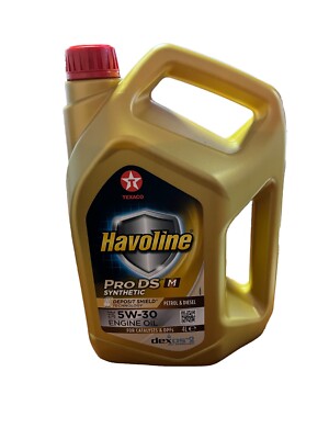 TEXACO HAVOLINE PRO DS M SYNTHETISCHES ÖL SAE 5W30 BENZIN & DIESEL TEXACO ÖL ...