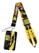 Kill Bill Movie Design Lanyard w/ ID Holder Keychain