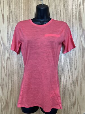 New Adidas ''TERREX T-Shirt'' Women's Size Small Pink Hiking, Running, Camping