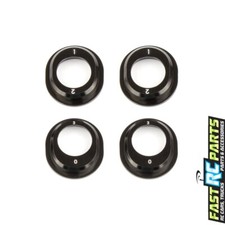 Associated RC-10 B6.xD B6.1 Aluminum Differential Height Inserts black ASC91793