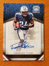 2016 Crown Royale Rookie Autographs Pink #3 Derrick Henry Titans #'d 7/10