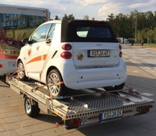 NEUER AUTOTRANSPORTER ANHÄNGER 1,80 x 2,80M  SMART 100KMH bis zGG 1500 KG
