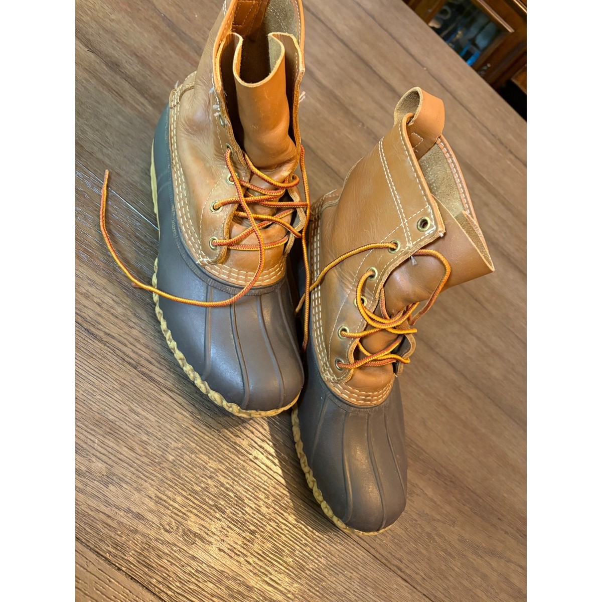 LL Bean Duck Boots Mens 7M Waterproof Rain Hunting Heritage  display picture 2