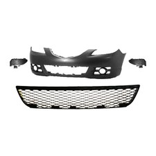Front Bumper Grille Fog Light Covers For 2004-2006 Mazda 3 I S Sp23 Sedan