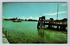 The Ironton Ferry, Boat On The Water, Ship On The Water, Vintage Postcard