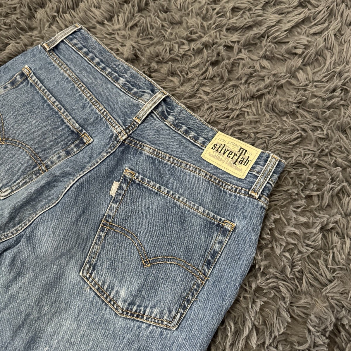 Levi's Silver Tab 94 Baggy fit Light Wash Jeans Men's Size