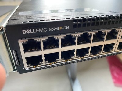 Dell N3248P-ON PoE+ Gigabit Managed Switch // 48x RJ-45, 4x SFP+