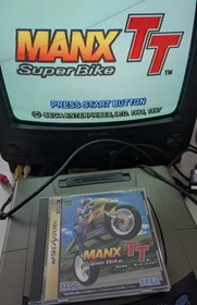SEGA SATURN SOFT MANX TT SUPERBIKE SS SEGA SATURN MANX TT