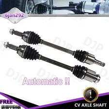 Front Driver & Passenger Pair CV Axle Shaft for Mazda 2 Auto Trans 2011-2014