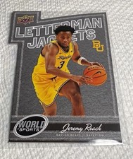 2025 Upper Deck World of Sports - Letterman Jackets Jeremy Roach #LJ-RJ (RC)