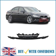 Front Bumper Grille Centre Section Matte Black Fits BMW 3 Series F30 F31 2015-19