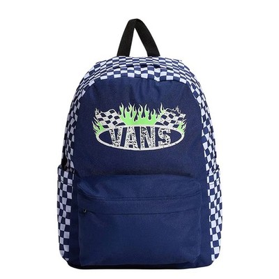 VANS OLD SKOOL GROM BACKPACK CHECKERBOARD DEEP INDIGO