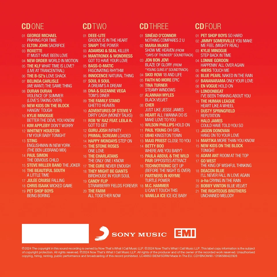 Various Artists NOW Yearbook 1990 (CD) Album - Image 2 of 3