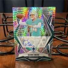 Panini 2025 Mosaic Phoenix Quinn Ewers Dolphins Rookie Auto 2-Card Lot #308 #159