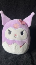 Squishmallows Hello Kitty Sanrio Kuromi Purple 8 Inches Kellytoy Collectible
