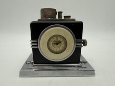 VTG 1930s Art Deco Ronson Touch-Tip Maltese Design Clock Lighter Parts Repair