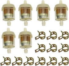 Strongthium 14 Gas Inline Fuel Filter With Magnet Replacement For 6mm-7mm Atv S